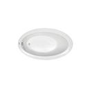 JACUZZI® White 66 x 38 in. Soaker Drop-In Bathtub with End Drain 