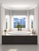 JACUZZI® White 66 x 38 in. Soaker Drop-In Bathtub with End Drain 