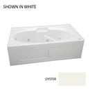 60 x 36 in. Acrylic Rectangle Skirted Whirlpool Bathtub with Right Drain and J2 Basic Control in Oyster