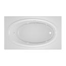 72 x 42 in. Acrylic Rectangle Skirted Whirlpool Bathtub with Right Drain and J2 Basic Control in White
