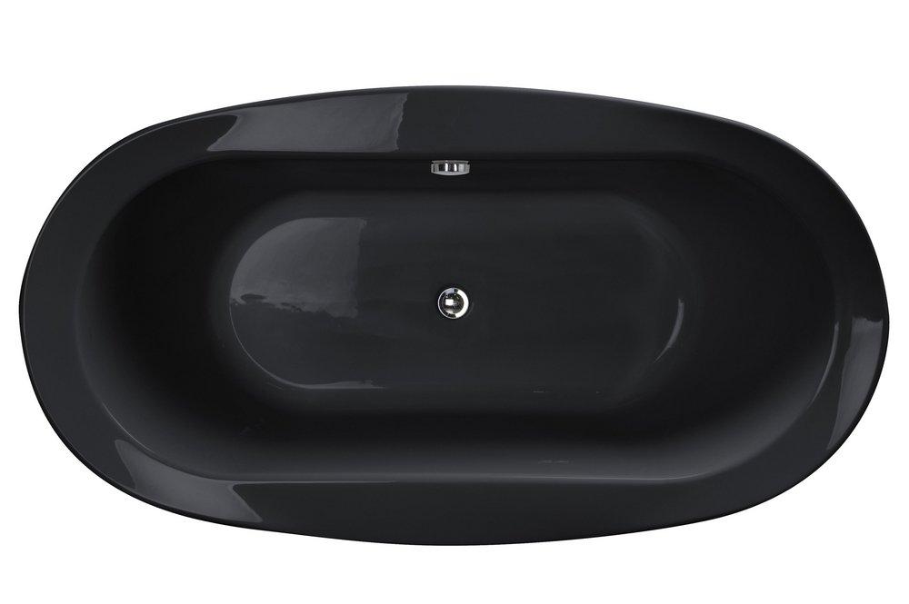 JACUZZI® White 60 x 60 in. Soaker Drop-in Bathtub with Center Drain 