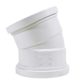 6 in. Gasket 22-1/2 Degree SDR 35 Plastic Sewer Elbow