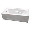 JACUZZI&reg; White 72 x 36 in. Whirlpool Drop-In Bathtub with End Drain 