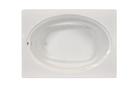 60 x 42 in. Whirlpool Drop-In Bathtub with End Drain in White