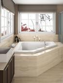 JACUZZI&reg; White 60 x 60 in. Whirlpool Corner Bathtub 