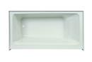 60 x 30 in. Acrylic Rectangle Skirted Bathtub with Right Drain in Oyster