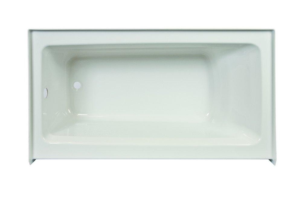 JACUZZI&reg; Oyster 60 x 32 in. Acrylic Rectangle Skirted Bathtub with Right Drain 