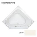 JACUZZI&reg; Oyster 60 x 60 in. 8-Jet Acrylic Corner Drop-In or Skirted Whirlpool Bathtub with Center Drain and J2 Basic Control 