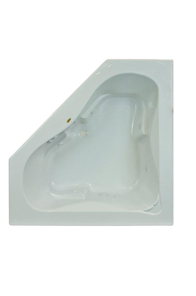 JACUZZI&reg; Oyster 60 x 60 in. Whirlpool Corner Bathtub 