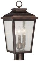 Minka Lavery Chelsea Bronze 60W 3-Light 18 in. Outdoor Post Lighting 