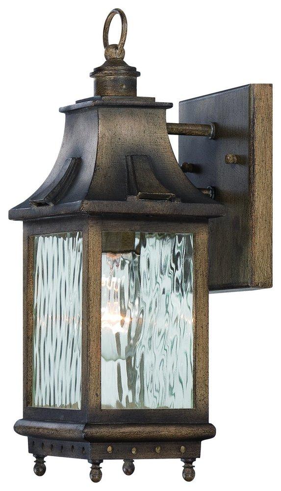 Minka Portsmouth Bronze 100W 1-Light Medium E-26 Wall Lantern 