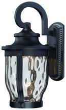 10W 1-Light Candelabra E-12 LED Wall Lantern in Black