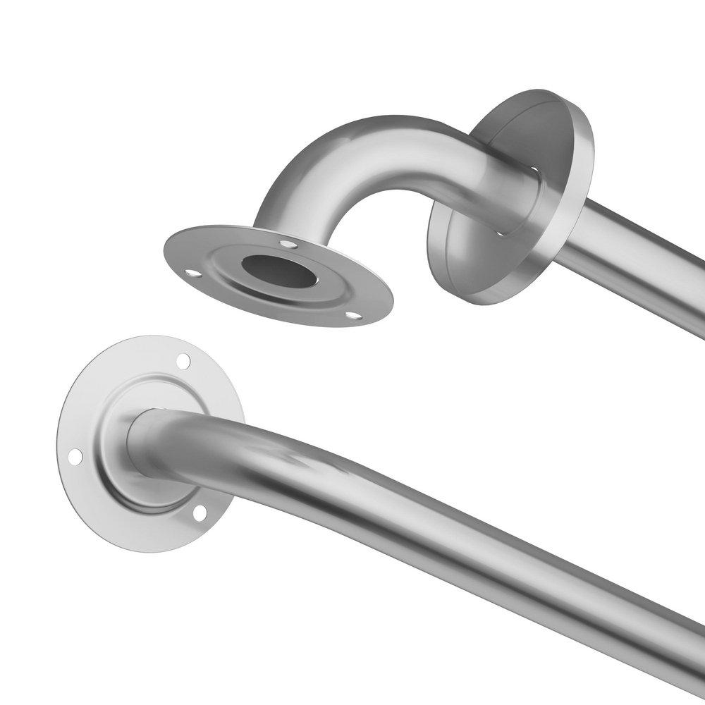 PROFLO&reg; Satin Steel Grab Bar in Satin Steel 