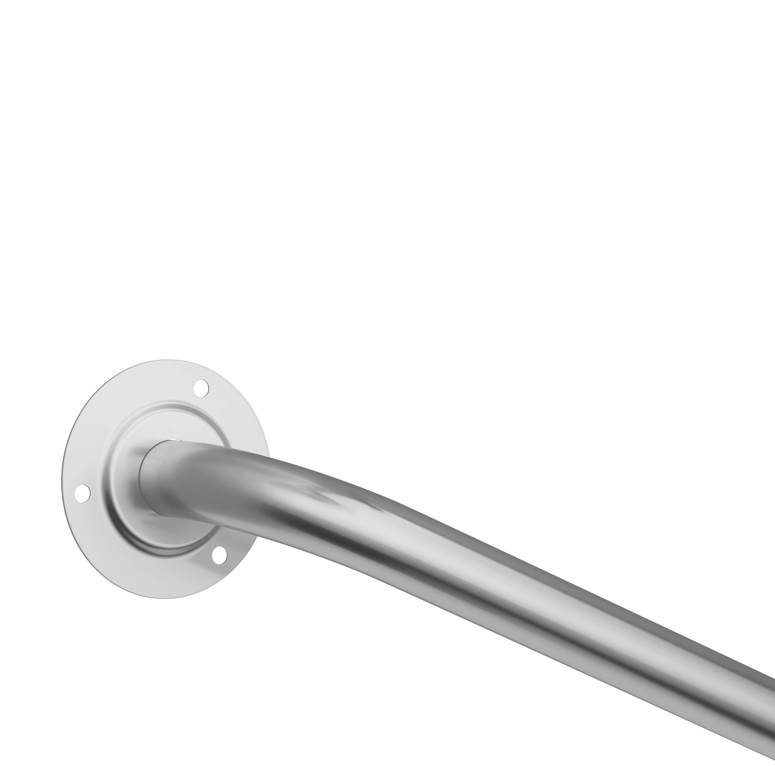 PROFLO&reg; Satin Grab Bar in Satin Steel 