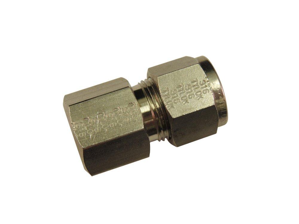 Tylok OD Tube Steel Double Cap 