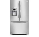 36 in. 15.1 cu. ft. Counter Depth and French Door Refrigerator in Stainless