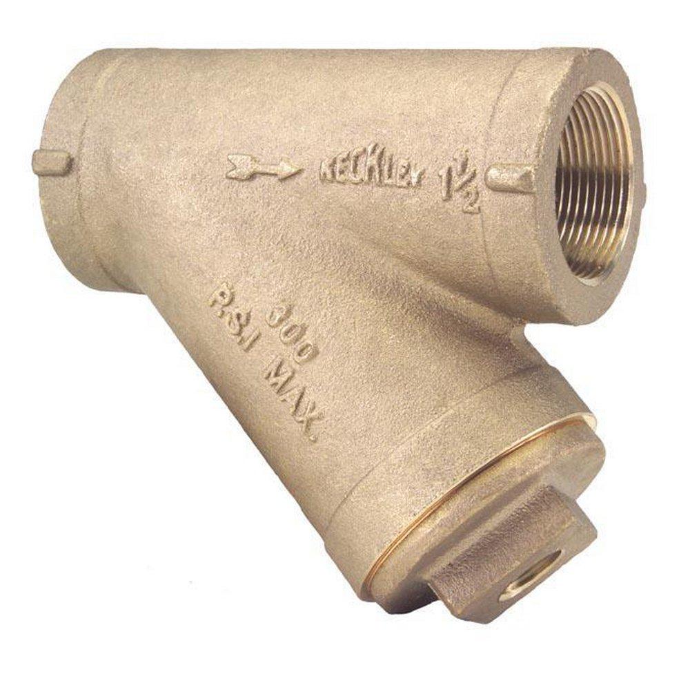 Keckley Not For Potable Use 1 BRZ 300 # Threaded Wye Strainer 