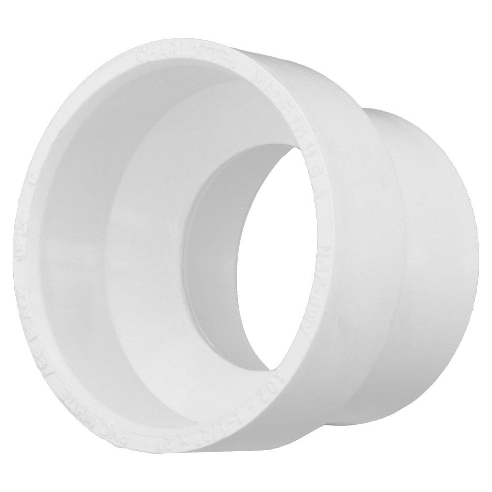 White PVC DWV Coupling 