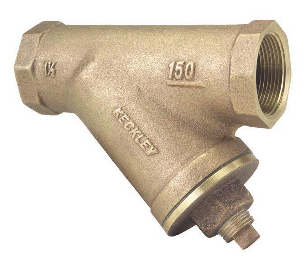 Keckley 125# Cast Bronze Threaded Mesh Wye Strainer 