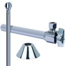1/2 x 3/8 in. Sweat x OD Compression Lever Handle Straight Supply Stop Valve in Chrome Plated