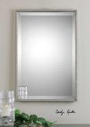 Uttermost Company Brushed Nickel 2 x 21 in. Vanity Mirror Rectangular in Brushed Nickel 