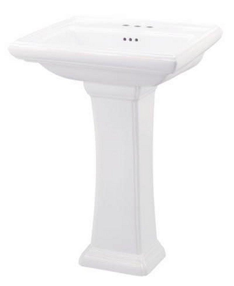 Gerber Plumbing White Pedestal Vessel 