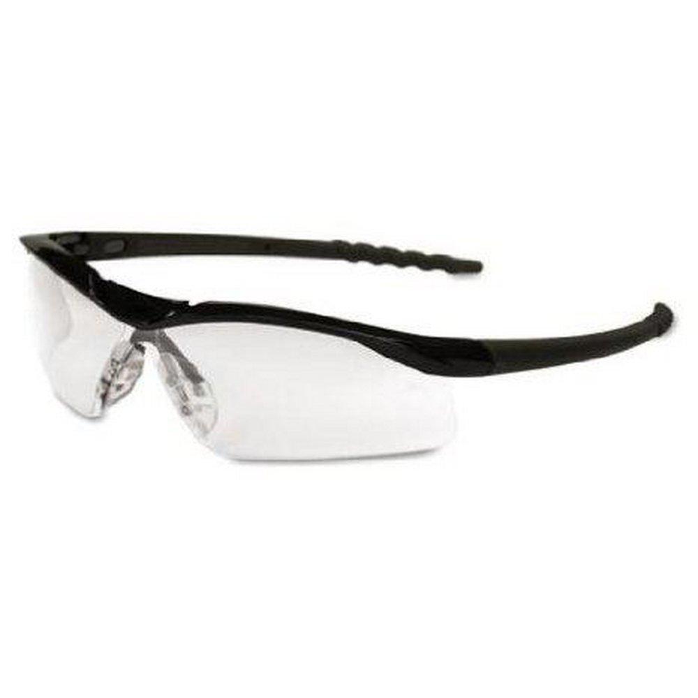 Crews Black Frame Safety Glasses 
