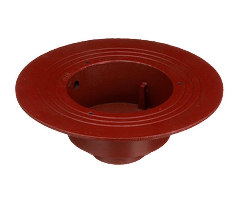 Mifab No-Hub Cast Iron Body Large Sump with Trap Primer Tapping 