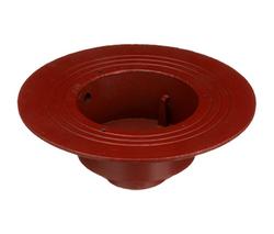 4 in. No-Hub Cast Iron Body Large Sump with Trap Primer Tapping