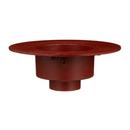 4 in. No-Hub Cast Iron Body Large Sump with Trap Primer Tapping
