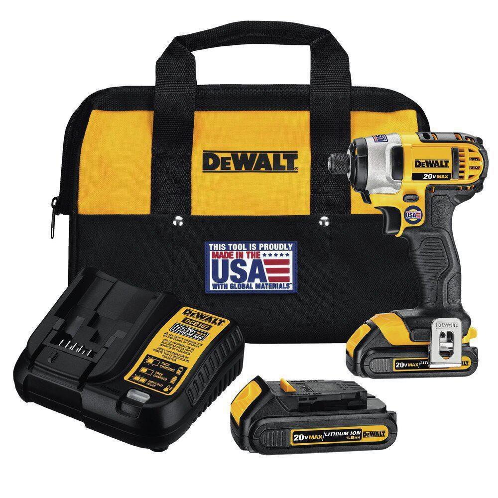 DEWALT Black Reconditioned Lithium-Ion Impact Drive 