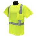 Radians Hi-Viz Green Birdseye Mesh and Plastic T-Shirt with Moisture Wicking in Hi-viz Green 