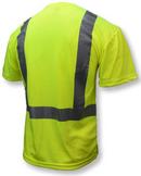 Radians Hi-Viz Green XXXXL Size Birdseye Mesh and Plastic T-Shirt with Moisture Wicking in Hi-viz Green 