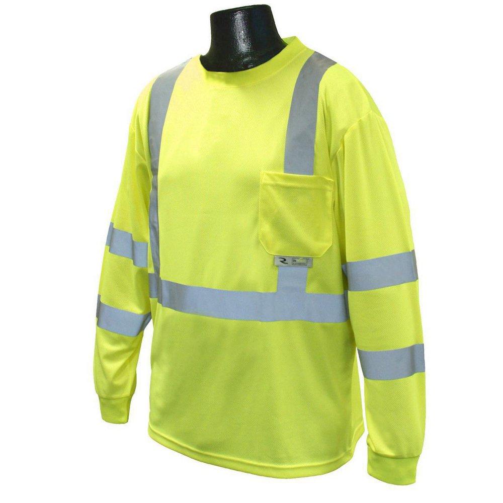 Radians Hi-Viz Green Long Sleeve T-Shirt in Hi-Viz Green 