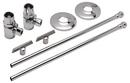 Sink 1/2 in x 3/8 in. x 14 in. Supply Kit in Polished Chrome