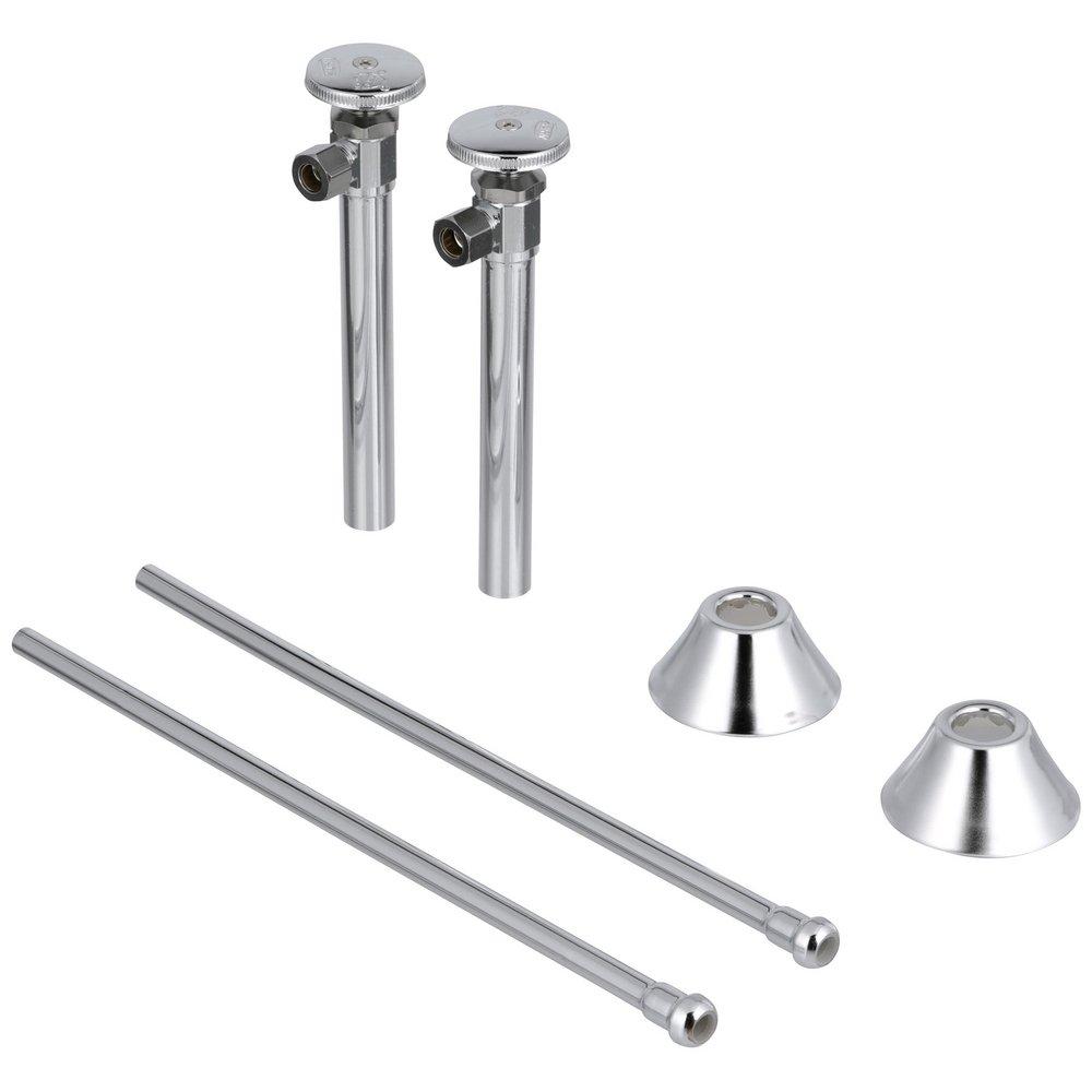 Zurn Chrome Plated Sink 1/2 in x 3/8 in. Supply Kit in Chrome Plated 