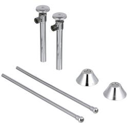 Sink 1/2 in x 3/8 in. x 13-1/2 in. Supply Kit in Chrome Plated