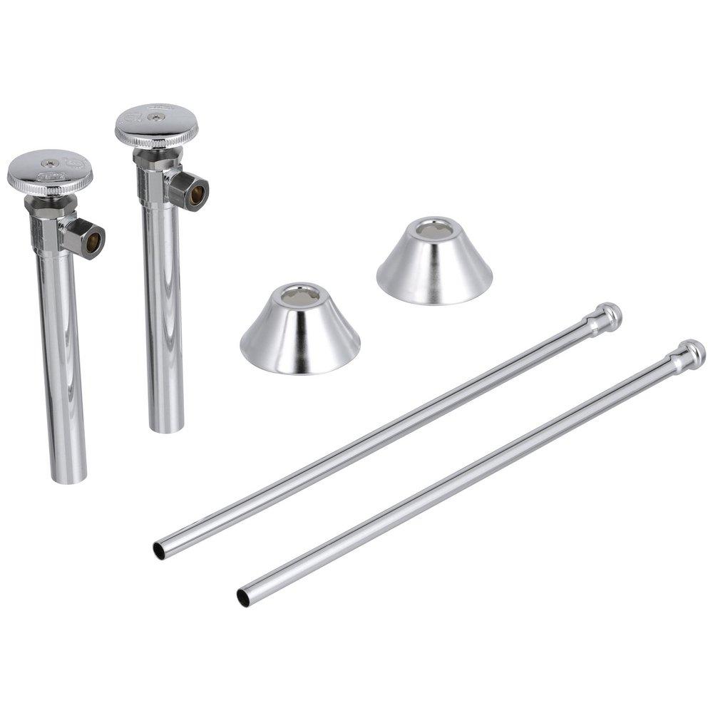 Zurn Chrome Plated Sink 1/2 in x 3/8 in. Supply Kit in Chrome Plated 