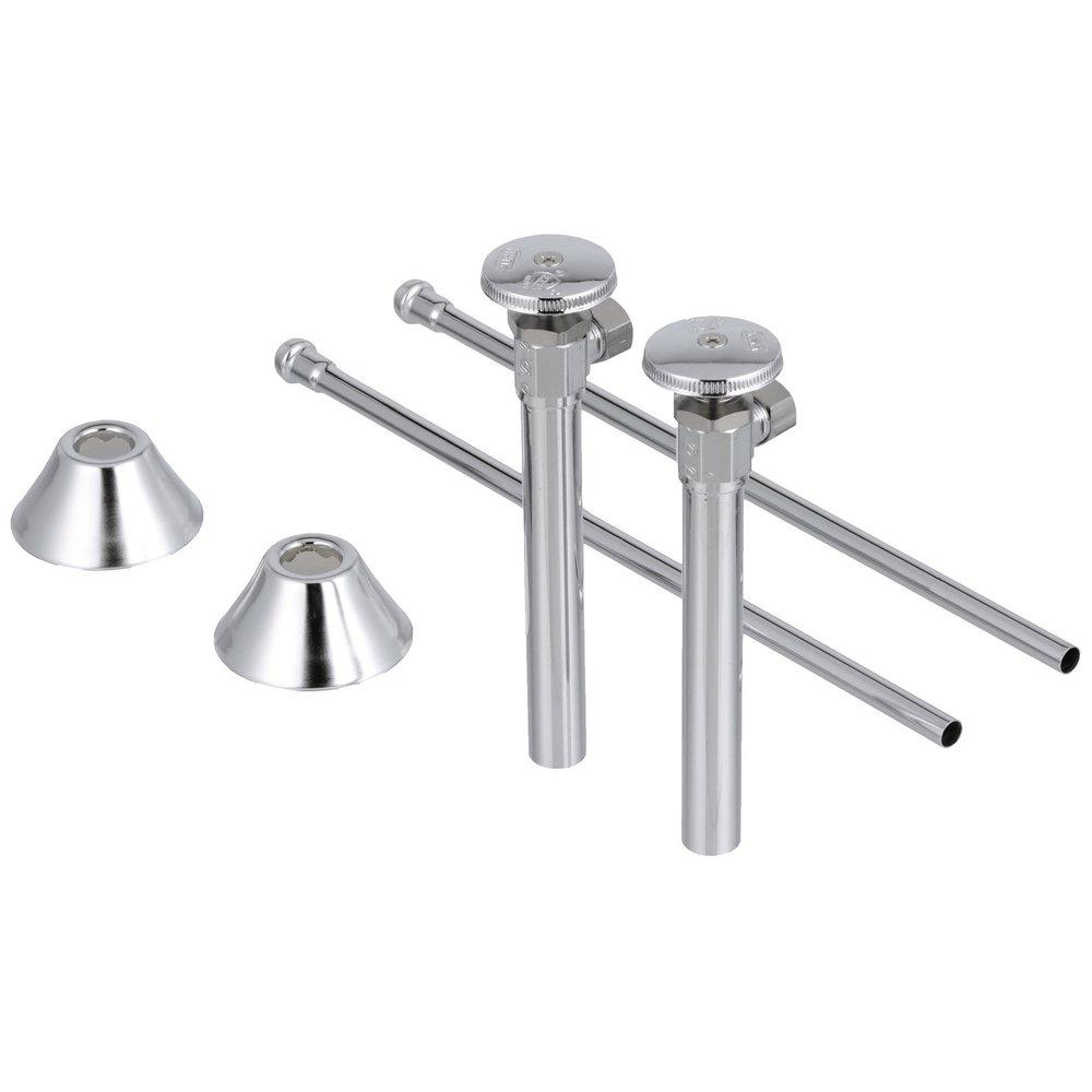 Zurn Chrome Plated Sink 1/2 in x 3/8 in. Supply Kit in Chrome Plated 