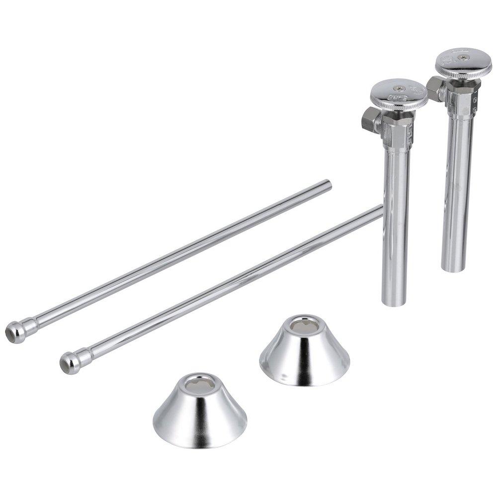 Zurn Chrome Plated Sink 1/2 in x 3/8 in. Supply Kit in Chrome Plated 