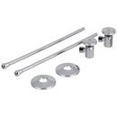 Zurn Polished Chrome Sink 1/2 in x 3/8 in. x 14 in. Supply Kit 