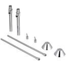 Zurn Chrome Plated 1/2 in x 3/8 in. x 13-1/2 in. Supply Kit in Chrome Plated 