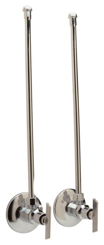 Zurn Polished Chrome Sink 1/2 in x 3/8 in. x 14 in. Supply Kit 