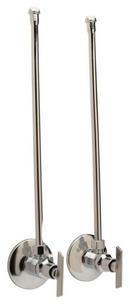 Zurn Polished Chrome Sink 1/2 in x 3/8 in. x 14 in. Supply Kit 