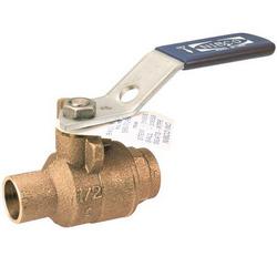 1/2 in. DZR Bronze Full Port Solder 600# Ball Valve