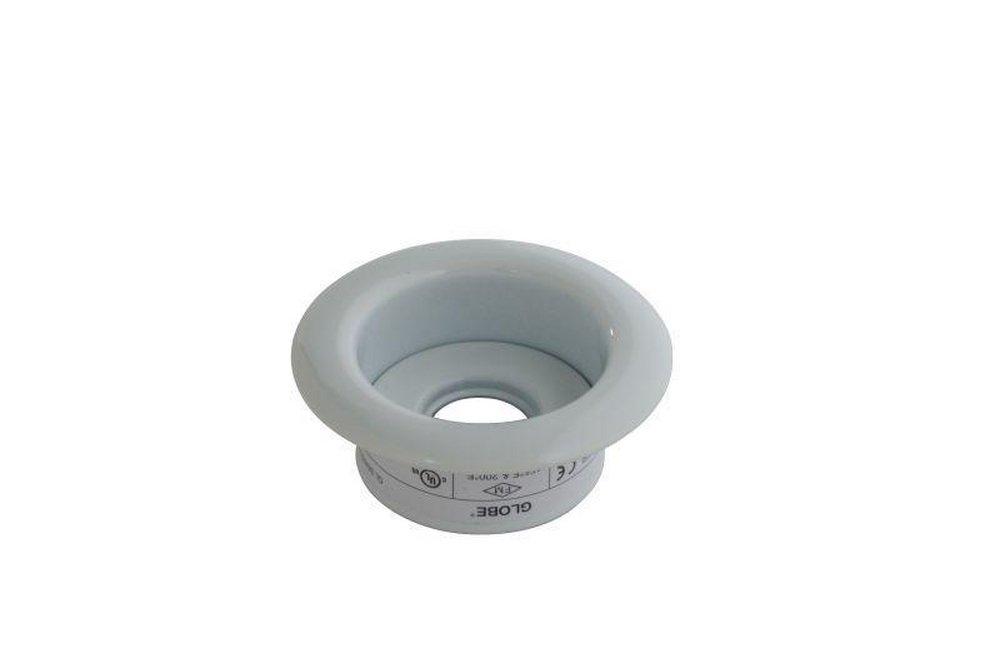 Globe Fire Sprinkler Corporation White 1/2 in. NPT Escutcheon in White 