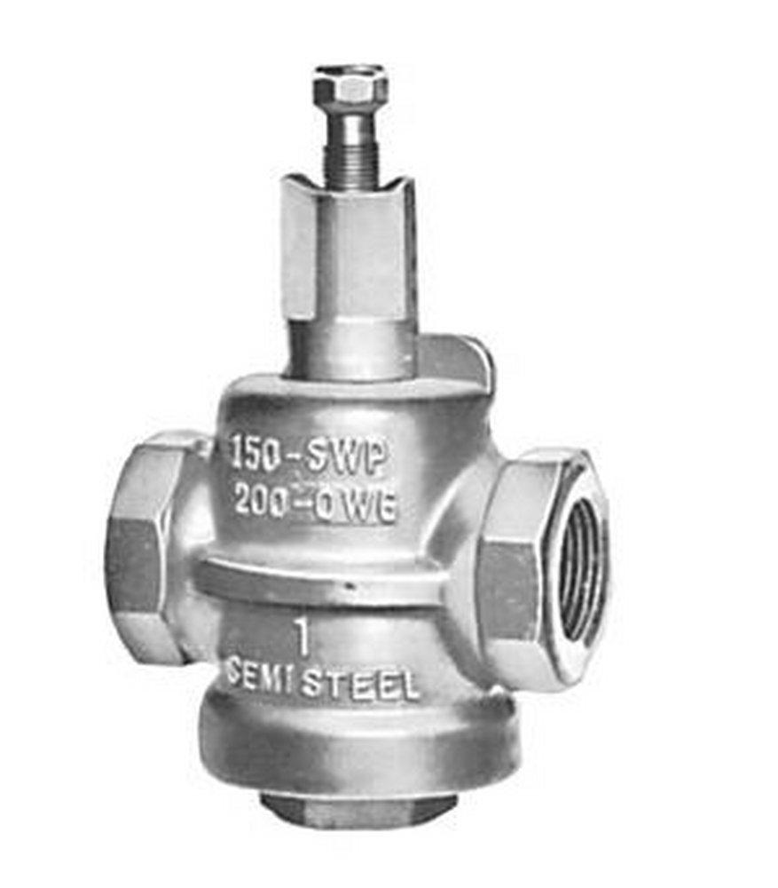 Homestead Valve Cast Iron and Steel 200 psi WOG Threaded Screw Handle Plug Valve 