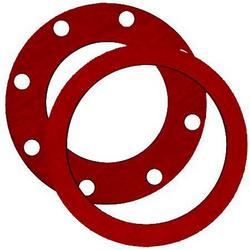 18 in. 300# Red Rubber 1/16 in. Ring Gasket