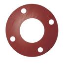FNW&reg; Red 0.125 in. 300# SBR Full Faced Gasket 