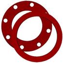 FNW&reg; Red 1/16 in. 300# Rubber Full Face Gasket in Red 